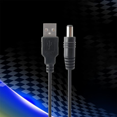 USB 전원 케이블 DC플러그 블랙 1m 5.5x2.5mm 24W