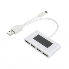 멀티허브 USB허브 카드리더기 C타입 4포트
